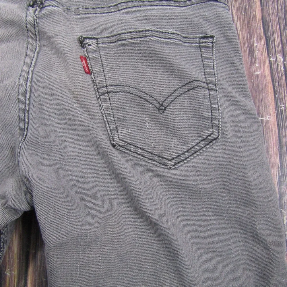 Levi's 511 Slim Fit Jeans Mens 30x32 Grey Stretch Denim Pants PC9-04511-2272